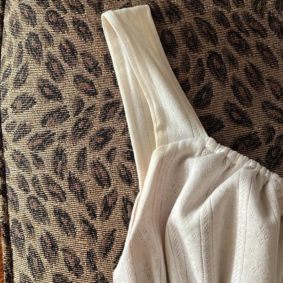 With Jean white pointelle mini dress - Picture 2 of 5